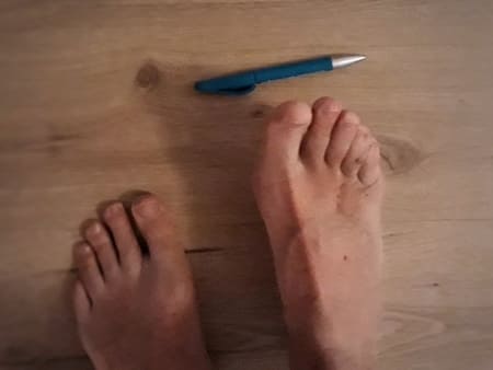 Füße kräftigen mit Stift
